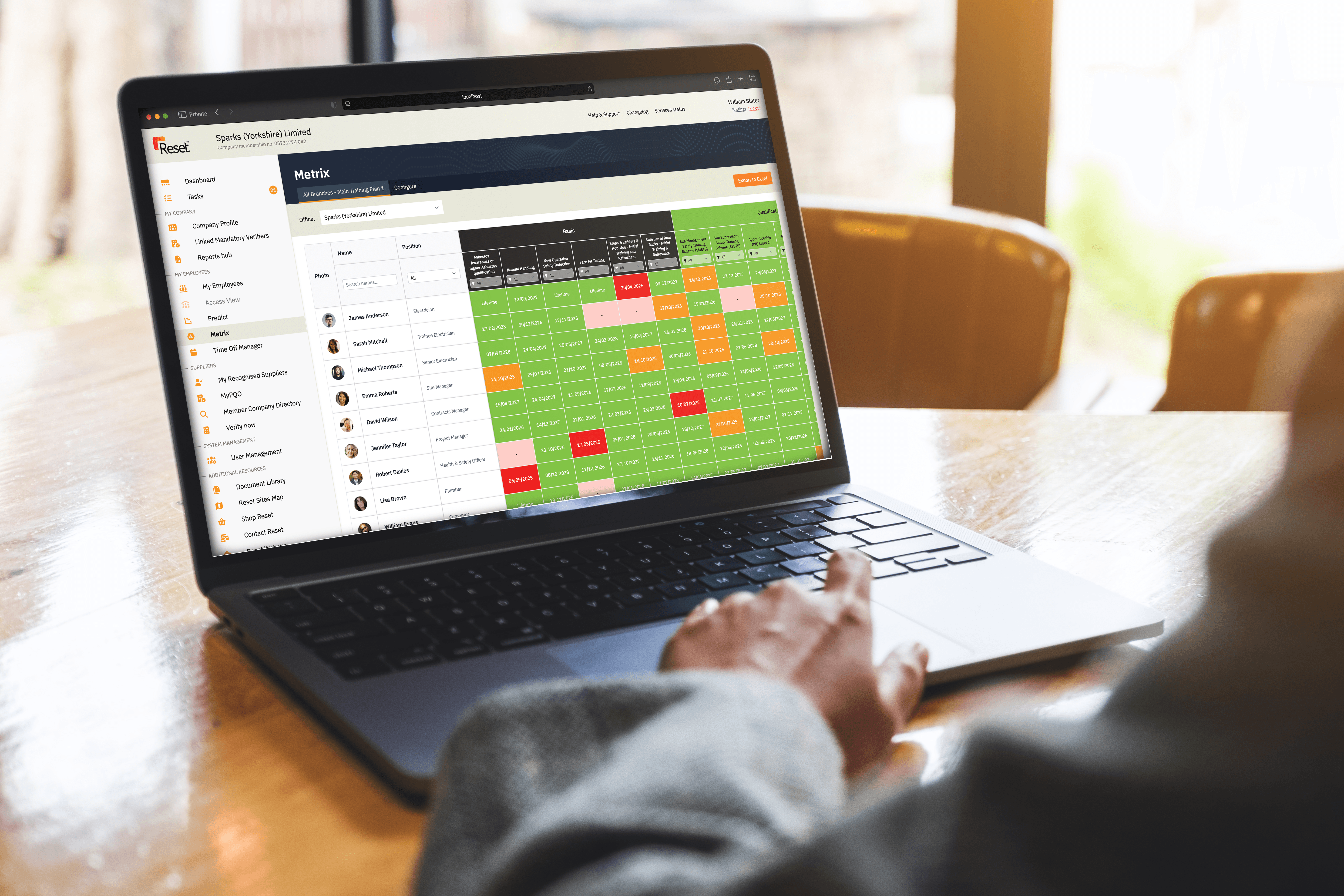 Reset Metrix – The only training matrix you will ever need!